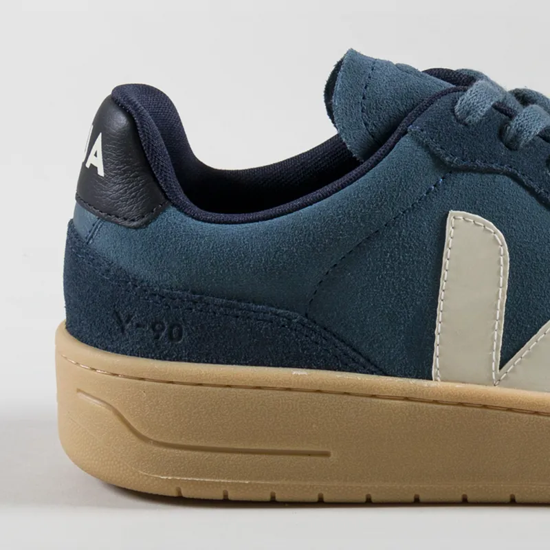 Veja V-90 Suede Shoes California Pierre-4