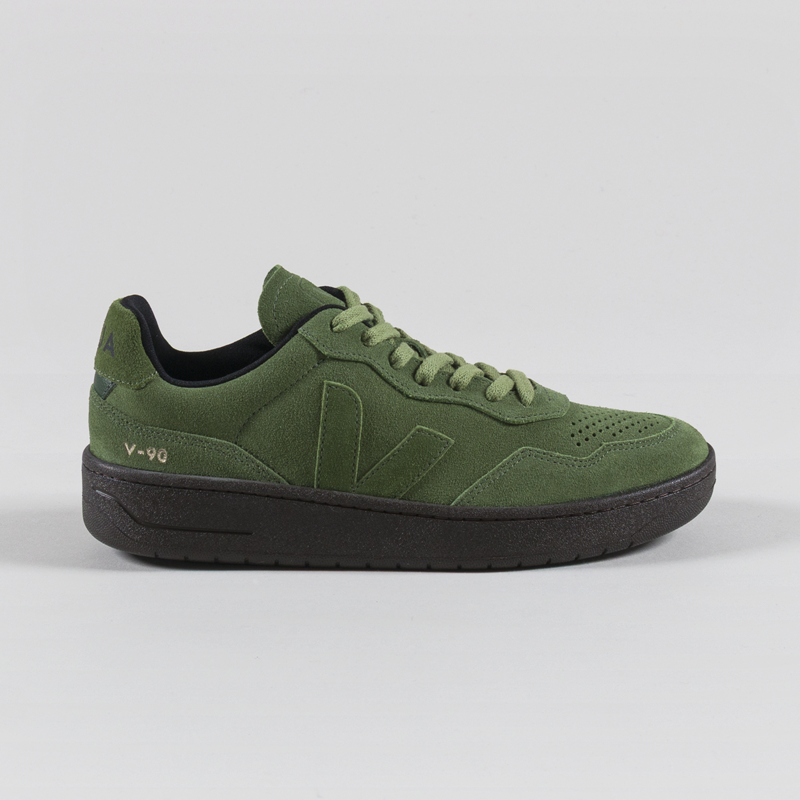 Veja V-90 Suede Shoes Full Militar Eagle-2