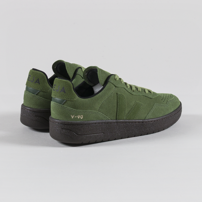 Veja V-90 Suede Shoes Full Militar Eagle-1