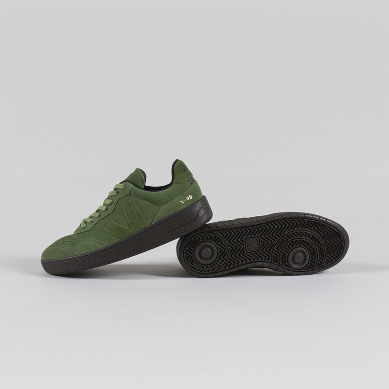 Veja V-90 Suede Shoes Full Militar Eagle-3
