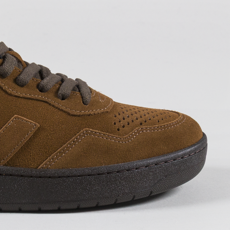 Veja V-90 Suede Shoes Full Cognac Eagle-5