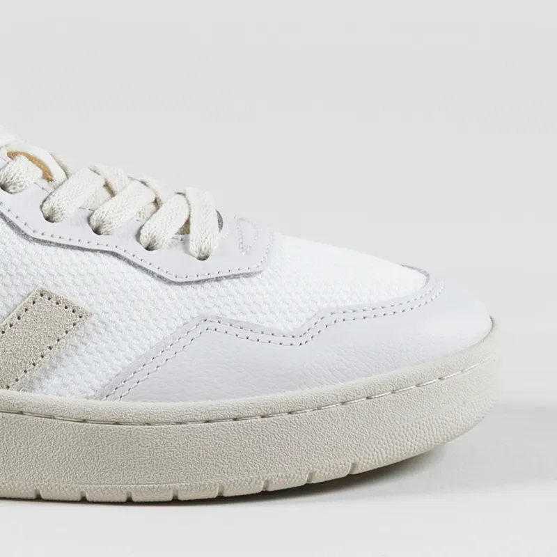 Veja Womens V-90 B-Mesh Shoes White Pierre-5