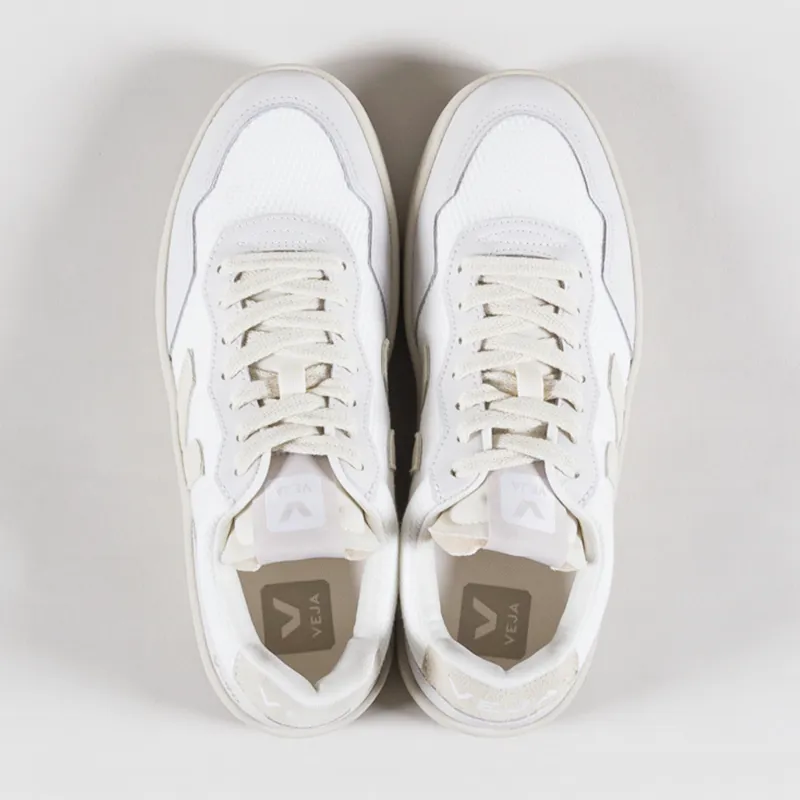 Veja Womens V-90 B-Mesh Shoes White Pierre-6