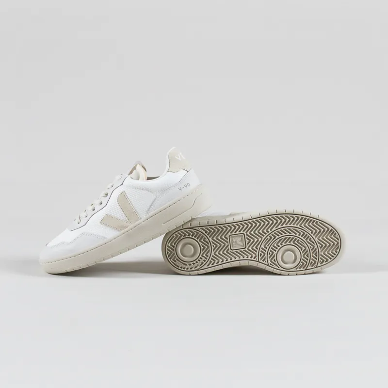 Veja V-90 B-Mesh Shoes White Pierre-3