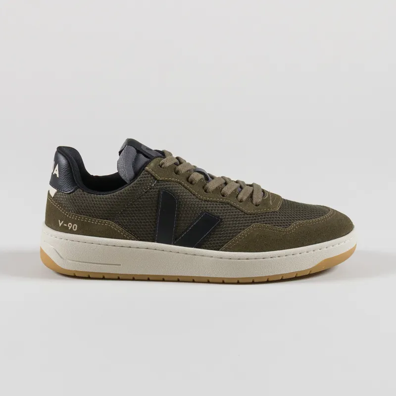 Veja V-90 B-Mesh Shoes Olive Black-2