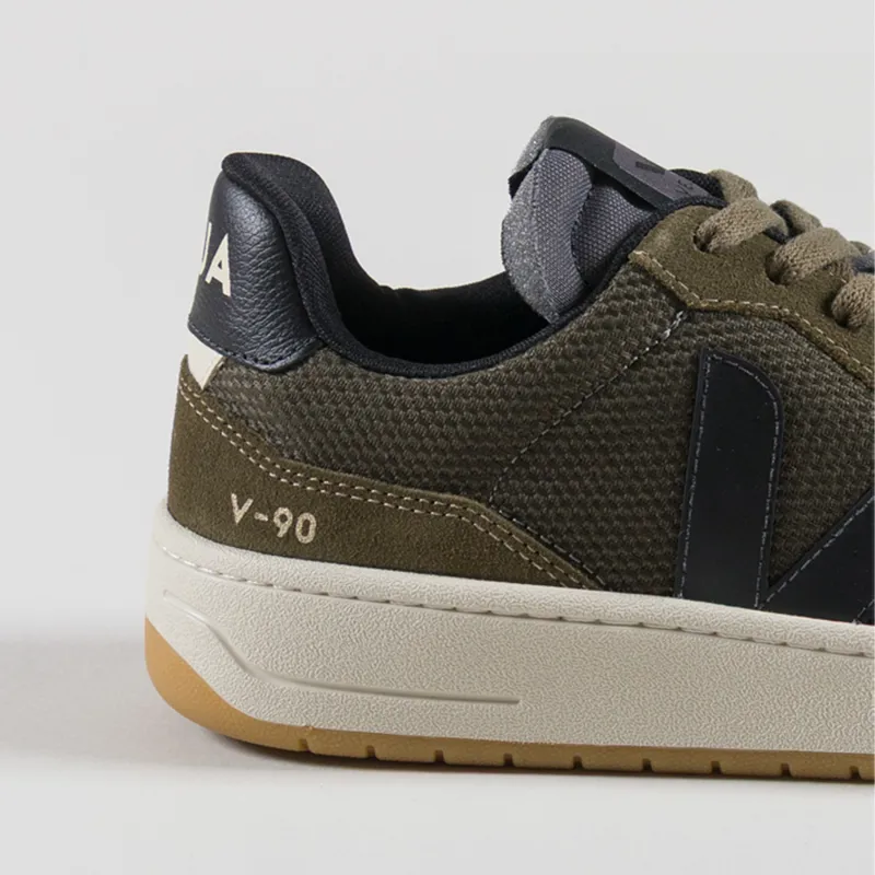 Veja V-90 B-Mesh Shoes Olive Black-4