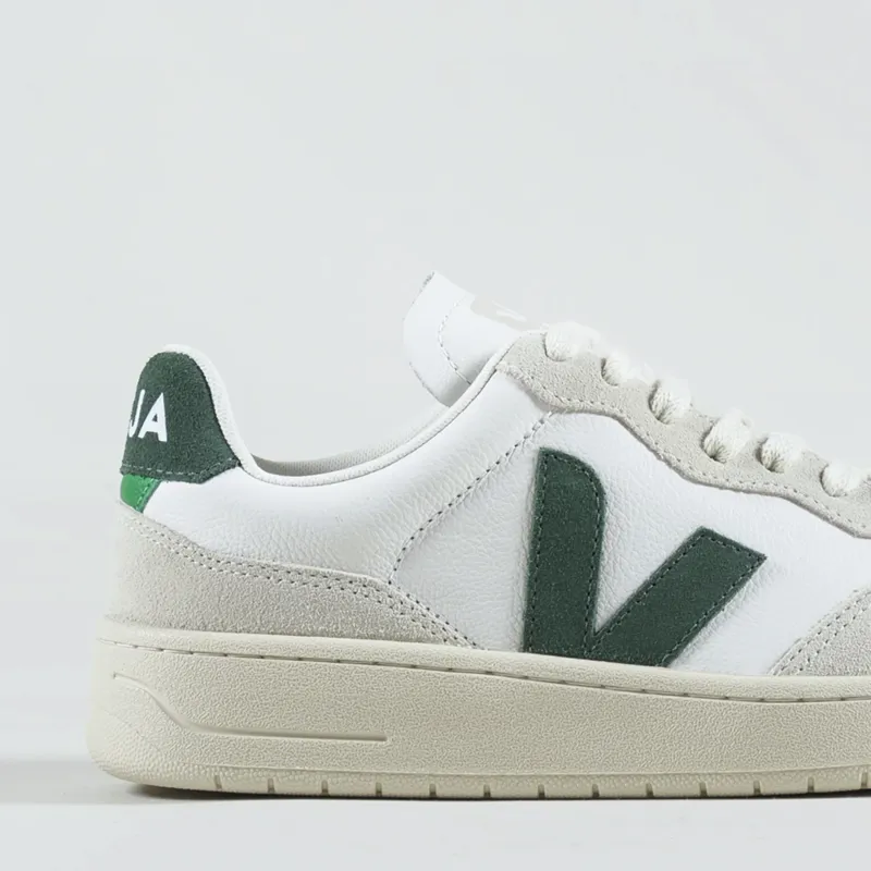 Veja Womens V-90 Leather Shoes Extra White Cyprus-5