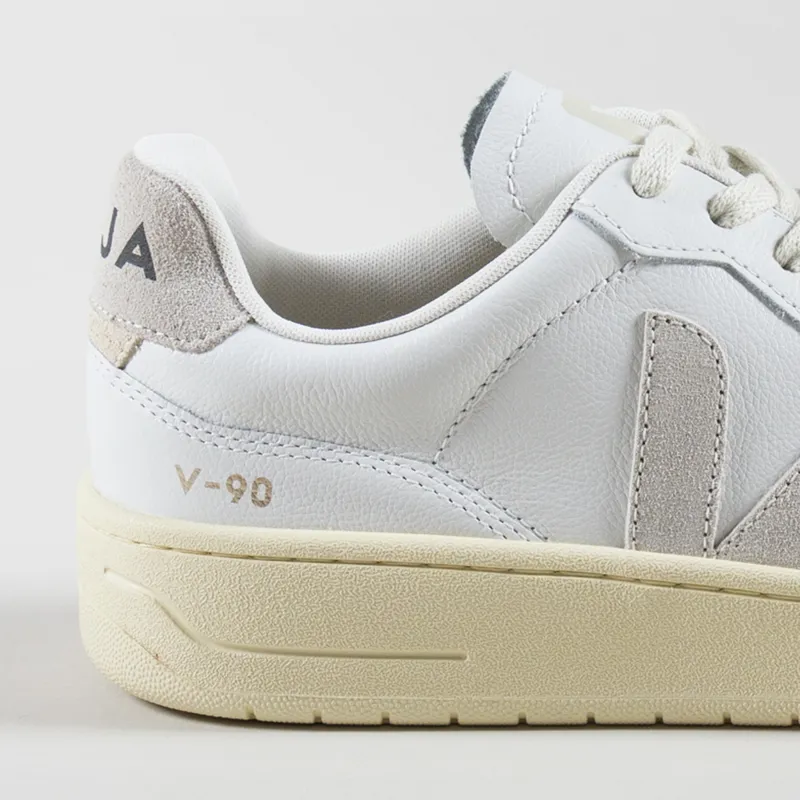 Veja V-90 OT Leather Shoes Extra White Natural-4