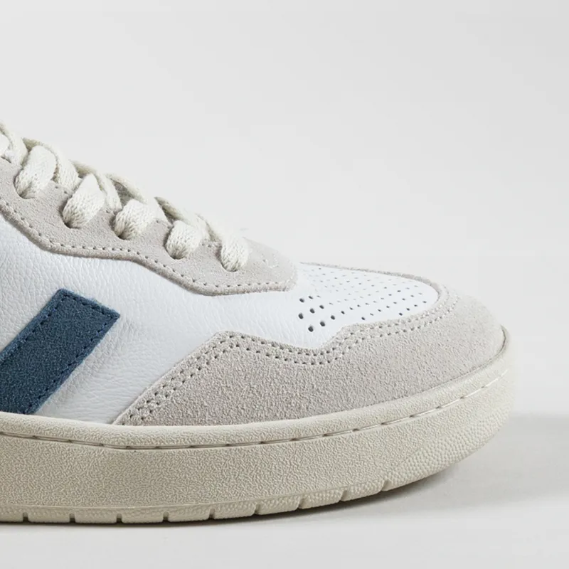 Veja Womens V-90 OT Leather Shoes Extra White California-5