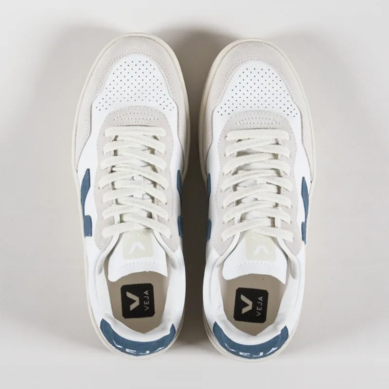 Veja Womens V-90 OT Leather Shoes Extra White California-6