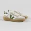Veja Womens V-90 OT Leather Shoes Pure Kiwi Almond Natural