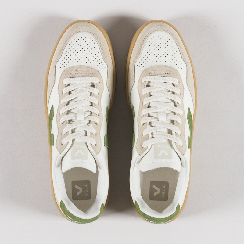 Veja V-90 OT Leather Shoes Pure Kiwi Almond Natural-6