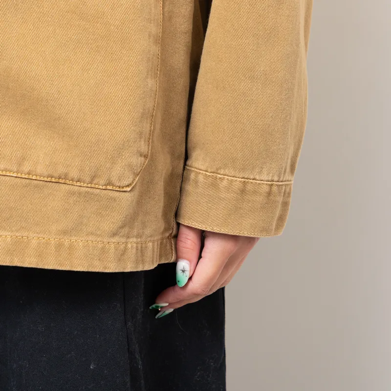 Indi And Cold Womens Twill Overshirt Olive-10