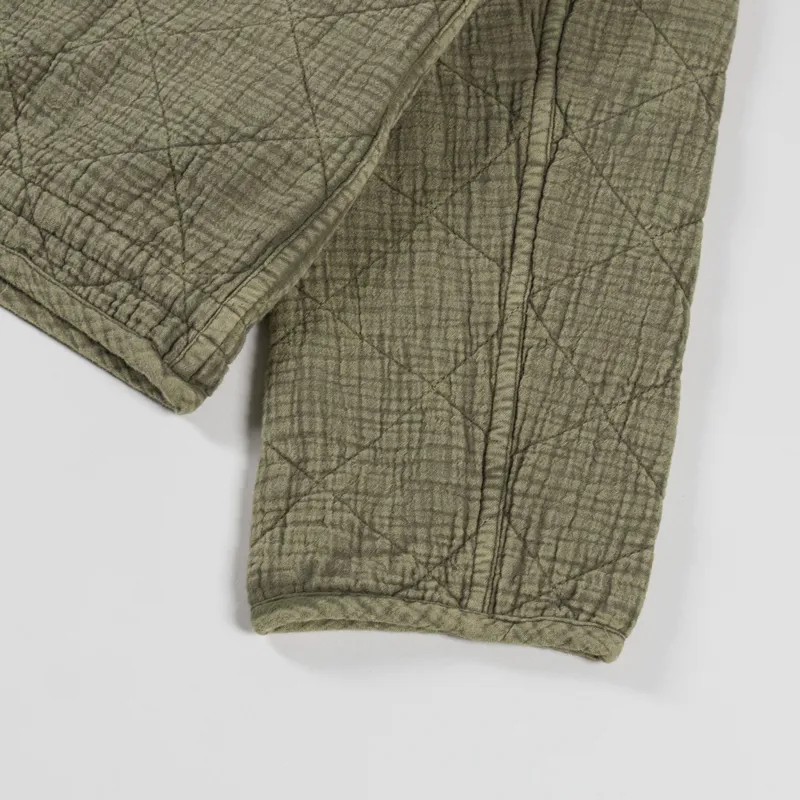 Indi and Cold Womens Quilted Cotton Jacket Khaki-8