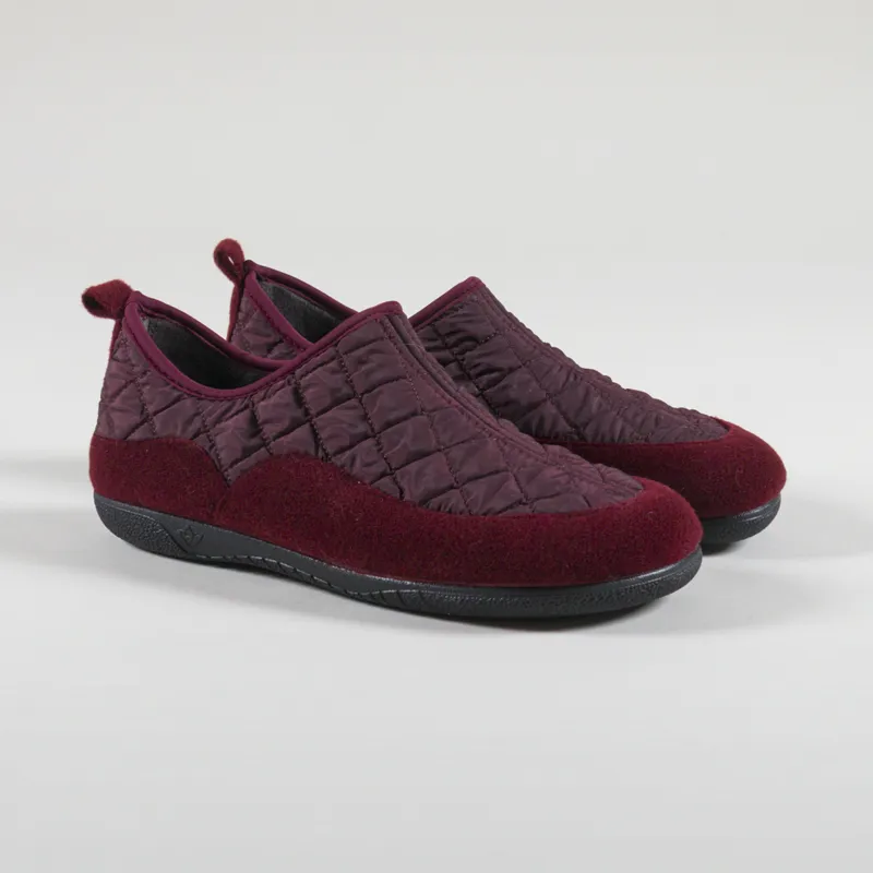 Gurus Valencia Slippers Burgundy