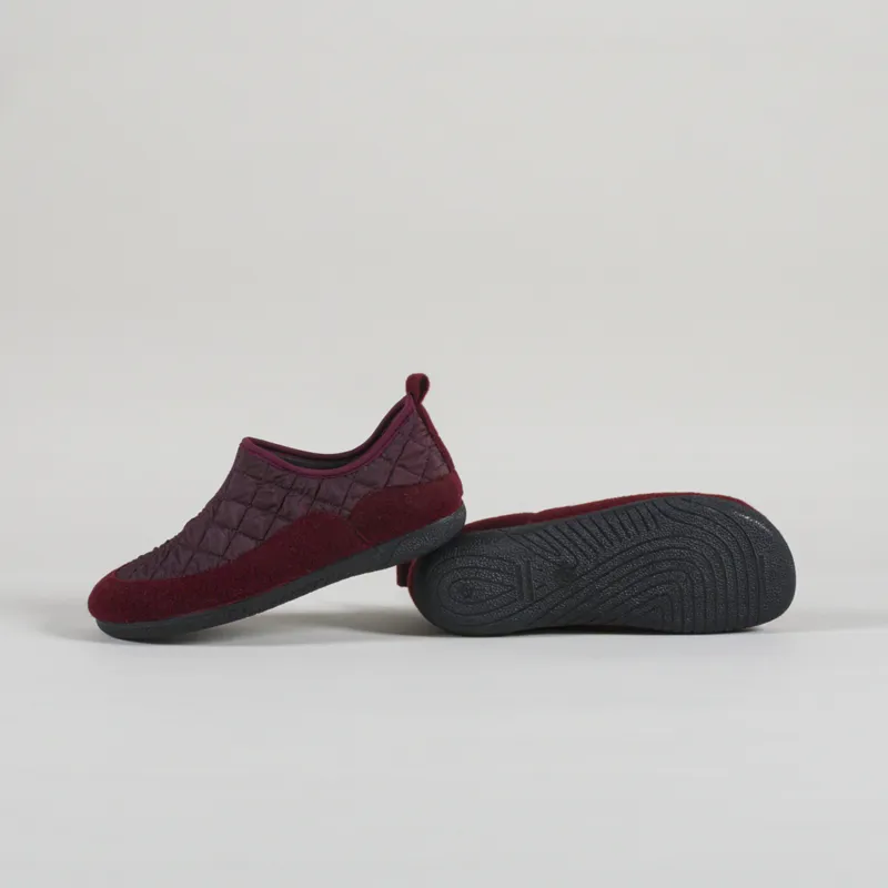 Gurus Valencia Slippers Burgundy-3