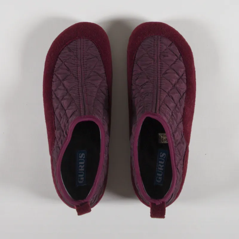 Gurus Valencia Slippers Burgundy-6