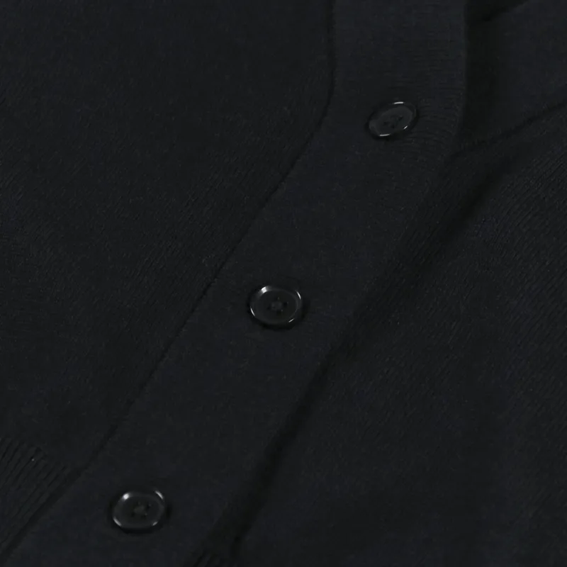 Fred Perry Womens V-Neck Cardigan Black-11