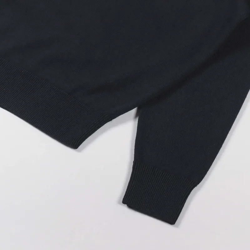 Fred Perry Womens V Neck Jumper Navy-7