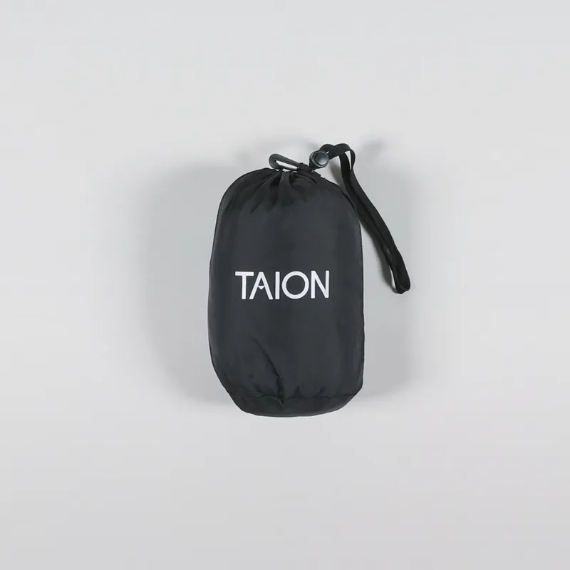 Taion V Neck Button Down Vest Black-3