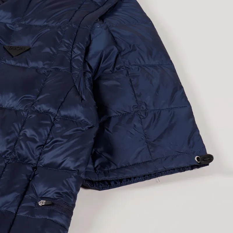 Taion V Neck Inner Down Set D Jacket Navy-11