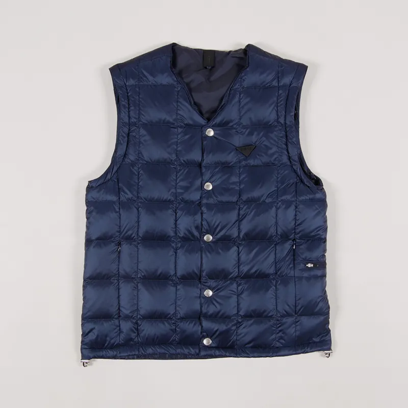 Taion V Neck Inner Down Set D Jacket Navy-2