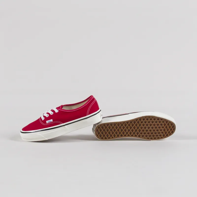 Vans Womens Skate Premium Authentic 44 Shoes Racing Red Mars-3
