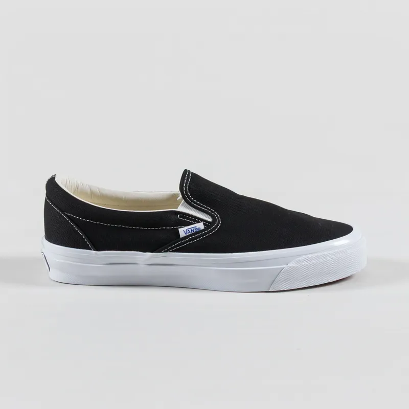 Vans Skate Slip-On Reissue 98 Shoes Black White-2