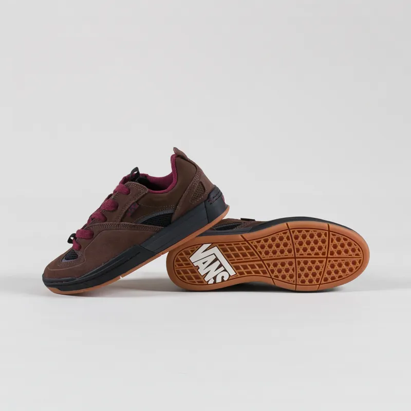 Vans Skate Mixxa Shoes Brown Black-6
