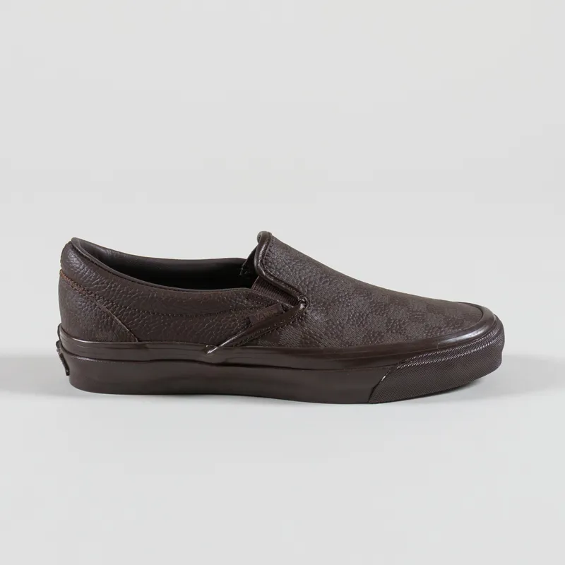 Vans LX Classic Slip-On 98 Shoes Leather Demitasse-2
