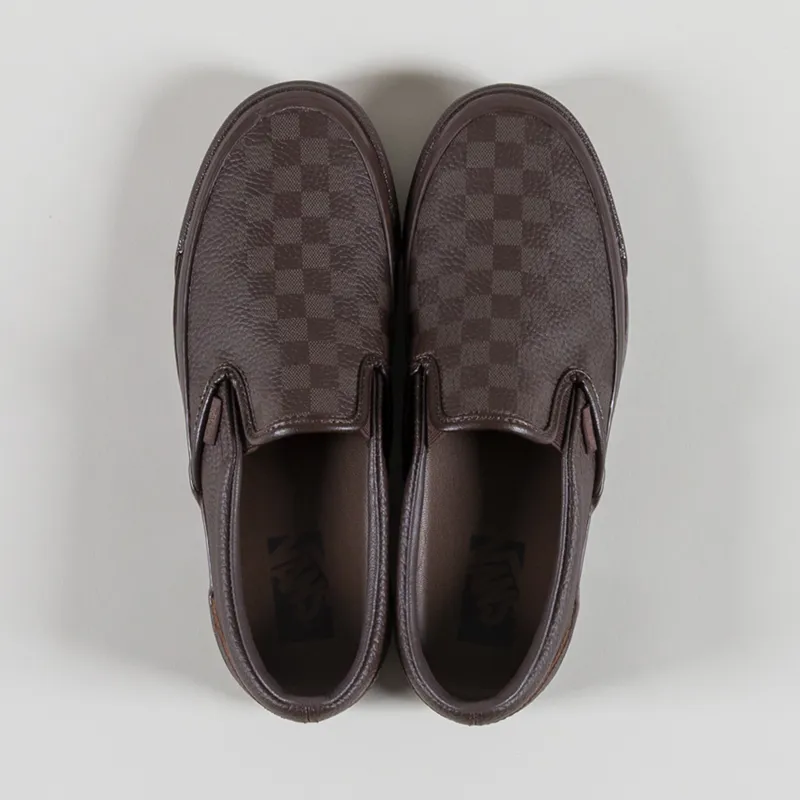 Vans LX Classic Slip-On 98 Shoes Leather Demitasse-6