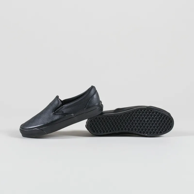 Vans LX Classic Slip-On 98 Shoes Leather Black-3