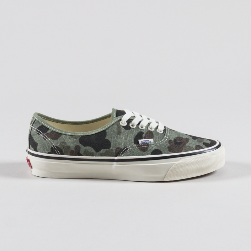 Vans Skate Premium Authentic 44 Shoes Duck Camo Green-2