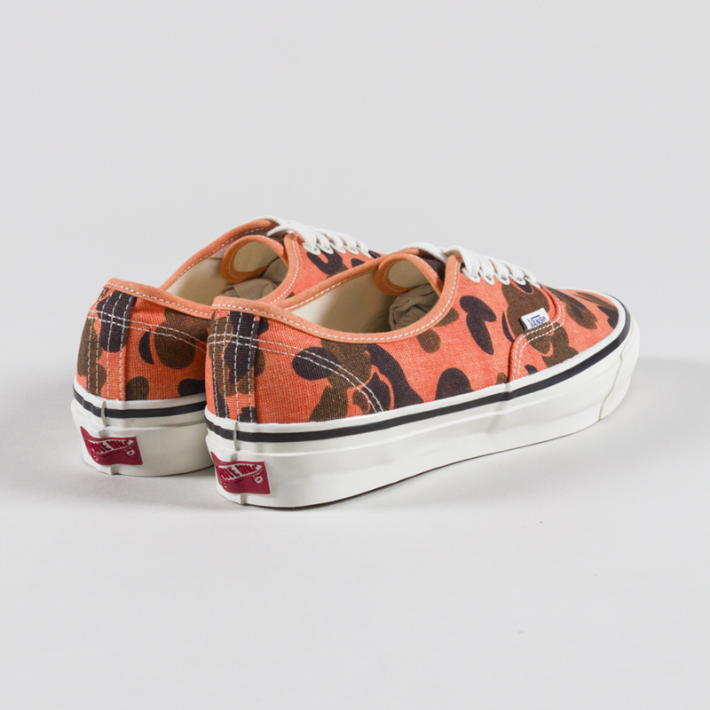 Vans Skate Premium Authentic 44 Shoes Duck Camo Orange-1