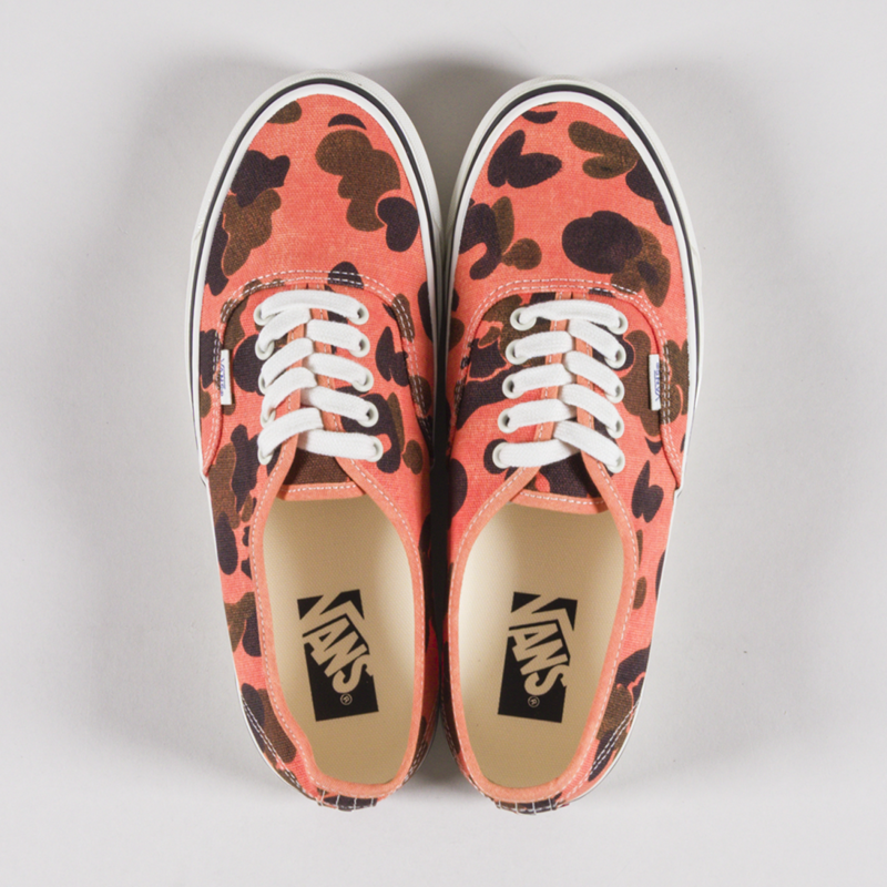 Vans Skate Premium Authentic 44 Shoes Duck Camo Orange-6