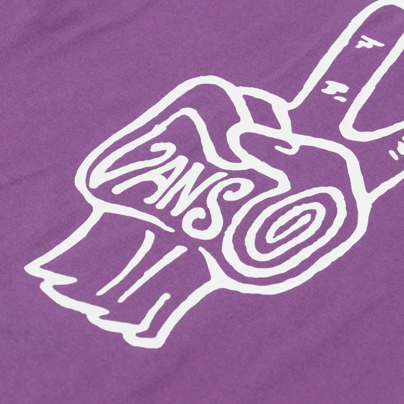 Vans V Hand Loose T Shirt Grape -4