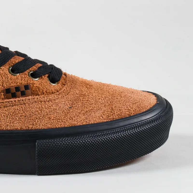 VANS★SKATE AUTHENTIC★兼用★HAIRY SUEDE BLACK/RUST Vans Skate Authentic (Hairy Suede Black/Rust) Mens at Emage