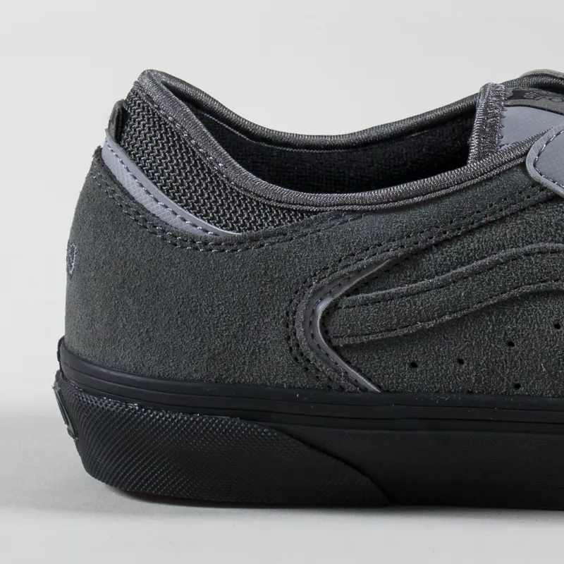 Vans Skate Rowley Shoe Suede Charcoal Black-4