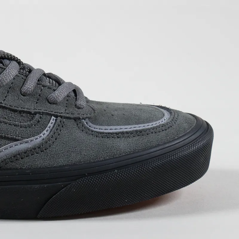 Vans Skate Rowley Shoe Suede Charcoal Black-5