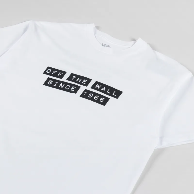 Vans x Baker Short Sleeve T Shirt White-3