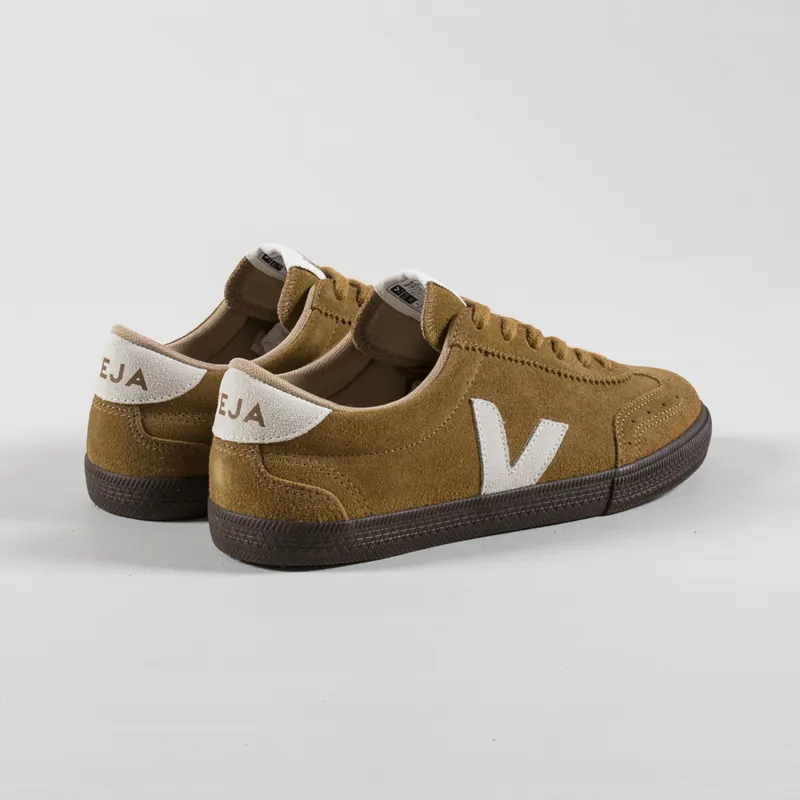 Veja Womens Volley Suede Shoes Tent Natural Eagle-1