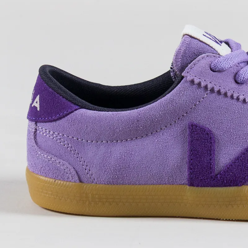 Veja Womens Volley Suede Shoes Lavande Purple-4