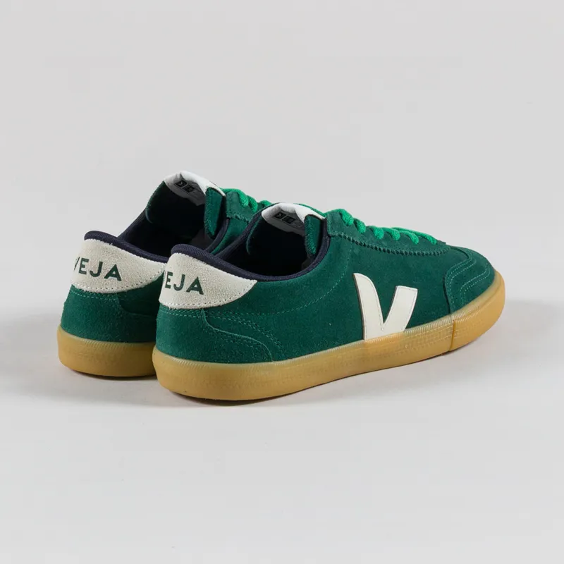 Veja Womens Volley Suede Shoes Poker Pierre-1