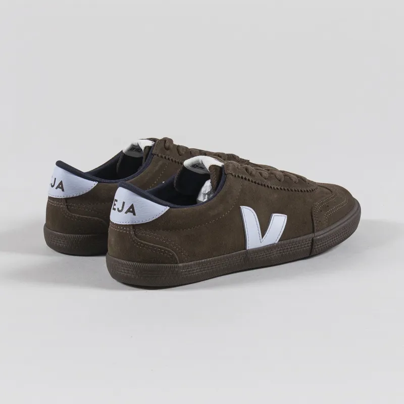 Veja Womens Volley Suede Shoes Eagle Swan Eagle-1