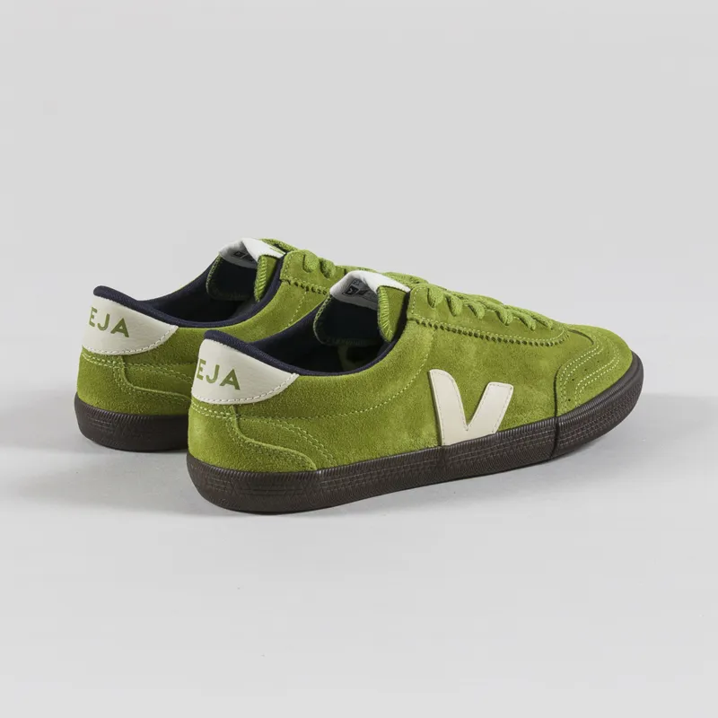 Veja Womens Volley Suede Shoes Detox Pierre Eagle-1