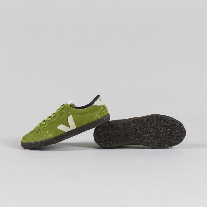 Veja Womens Volley Suede Shoes Detox Pierre Eagle-3