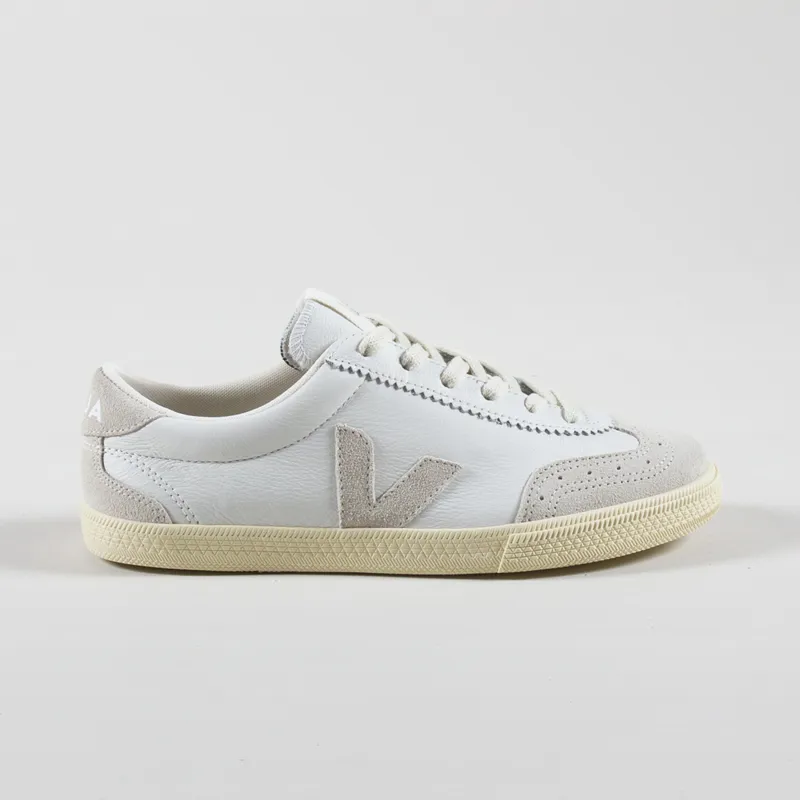 Veja Womens OT Leather Volley Shoes White Natural-2