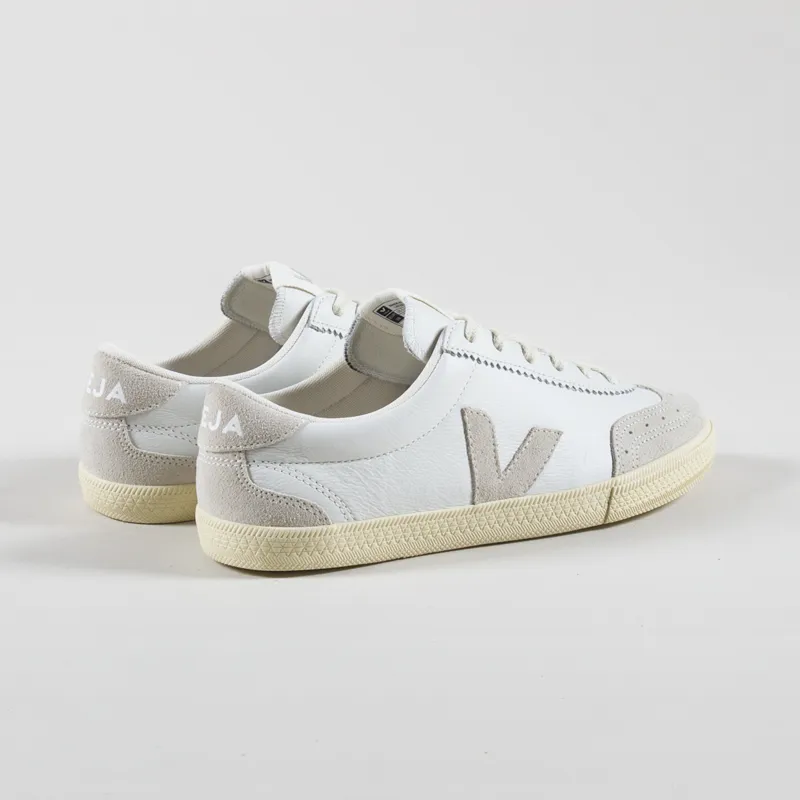 Veja Womens OT Leather Volley Shoes White Natural-1