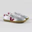 Veja Womens OT Leather Volley Shoes Silver Pepper