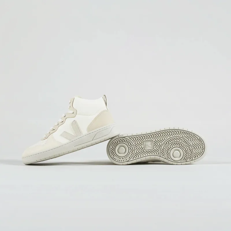 Veja Womens V-15 Leather Shoes Cashew Pierre-2